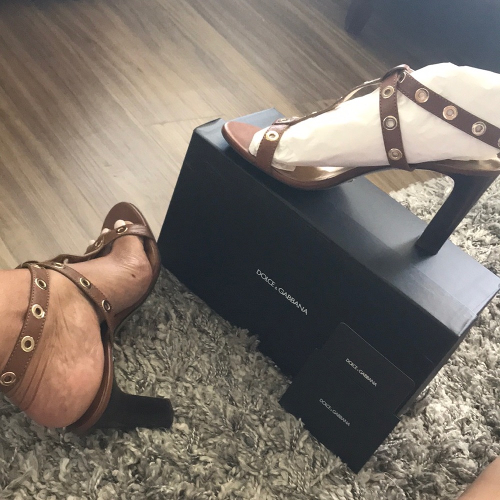 Dolce& Gabbana Safari high heeled strapped sandal